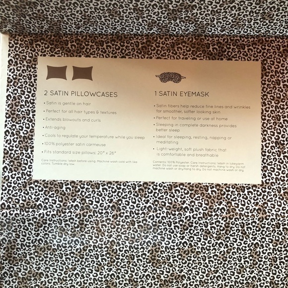 NEW/ BEAUTY SLEEP / NIB/ 3 Piece Satin Sleep Set - Picture 3 of 8